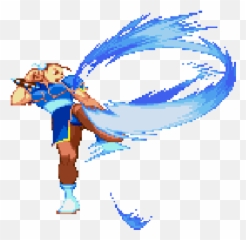 Chunli Street Fighter Sticker - Sprite png
