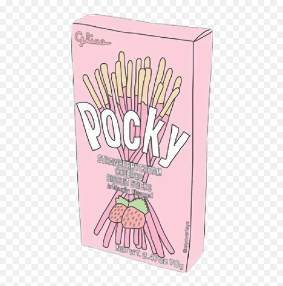 Anime Aesthetic Pink Pocky Pockygame Food Strawberry Pocky Kawaii Png Free Transparent Png Images Pngaaa Com