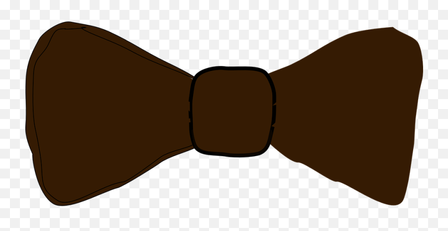 Brown Bow Tie Clipart Png Image - Black Bow Tie Clip Art,Corbata Png