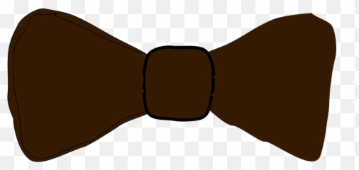 Brown Bow Tie Clipart Png Image - Black Bow Tie Clip Art,Corbata Png