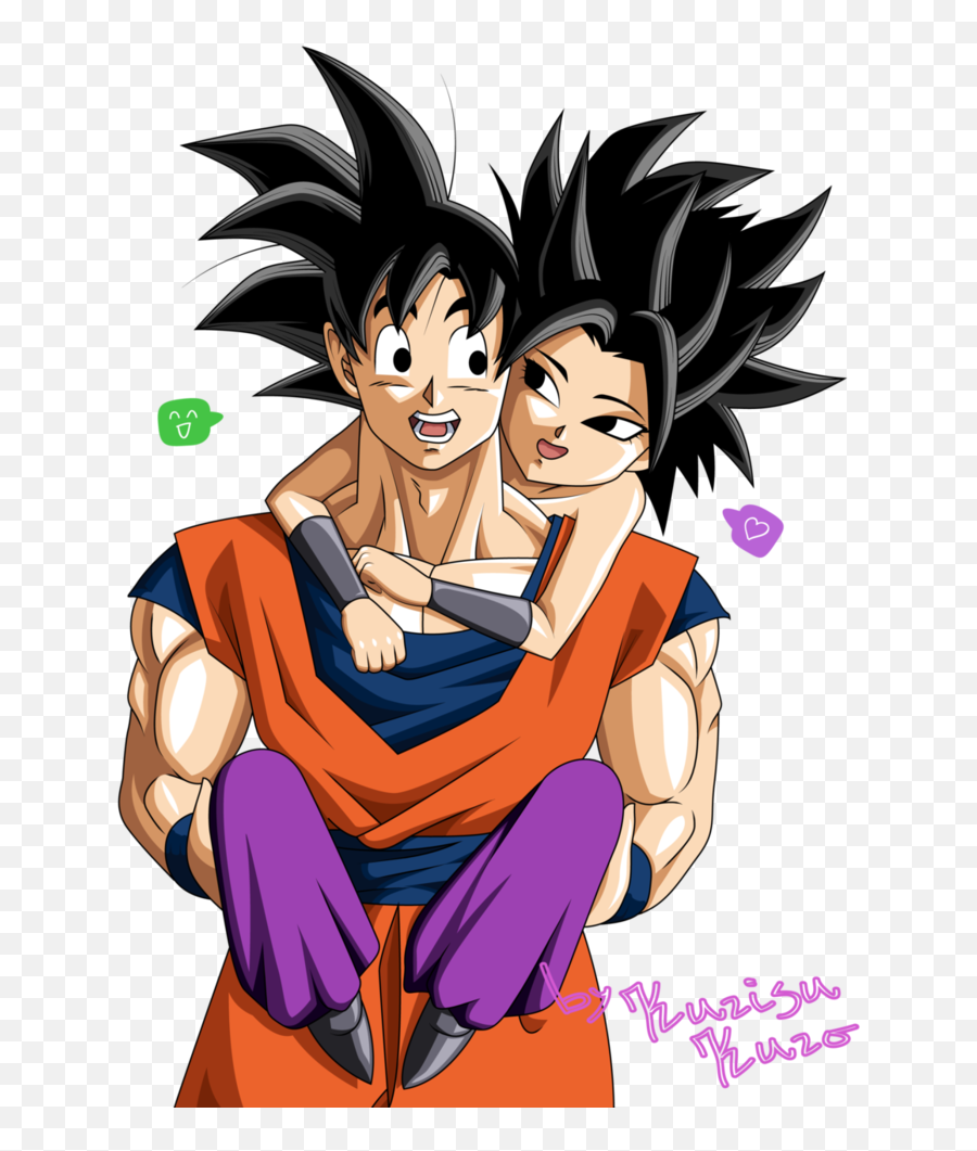 Goku And Caulifla Dragon Ball Know Your Meme - Goku And Caulifla Png,Bulma Png