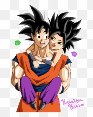 Goku And Caulifla Dragon Ball Know Your Meme - Goku And Caulifla Png,Bulma Png