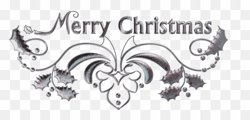 Merry Christmas Text Png Image - Transparent Hd