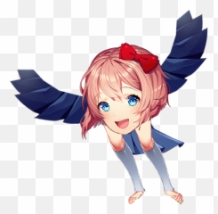 Download Hd 97 - Ravioli Ravioli Don T Bulli The Sayori Doki Doki Literature Club Sayori Png,Ravioli Png