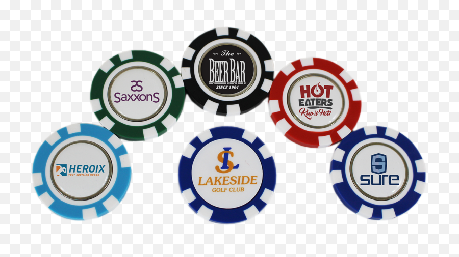 Poker Chip With Removable Ball Marker - Label Png,Poker Chips Png
