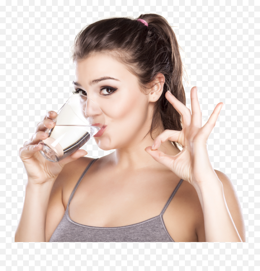 Beautiful Girl Drinking Water Png - Drinking Water Png,Drinking Png