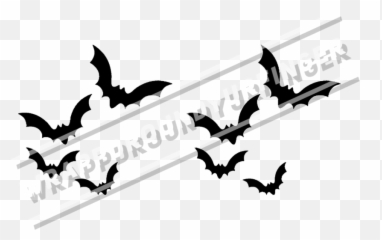 Bats Background - Silhouette png
