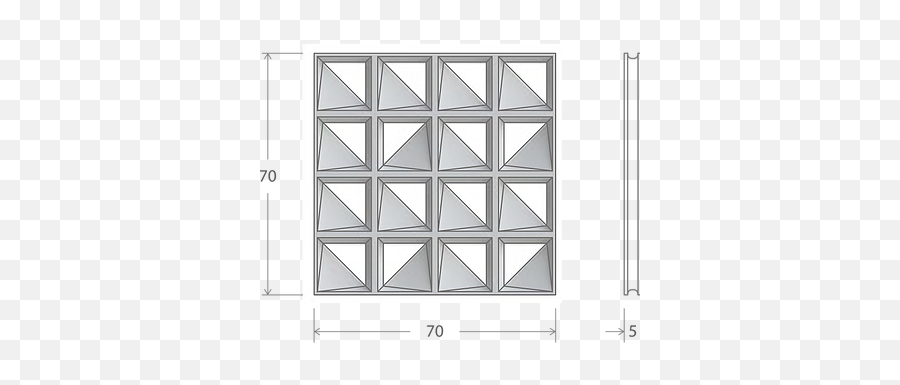 Panel Triángulo Muro Blanco Concreto Celosía De Concr - Shelf Png,Triangulo Png
