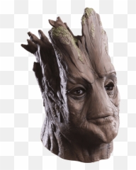 This Groot Mask Is Really Unsettlinghandsome Marvel - Groot Adult Png,Groot Png