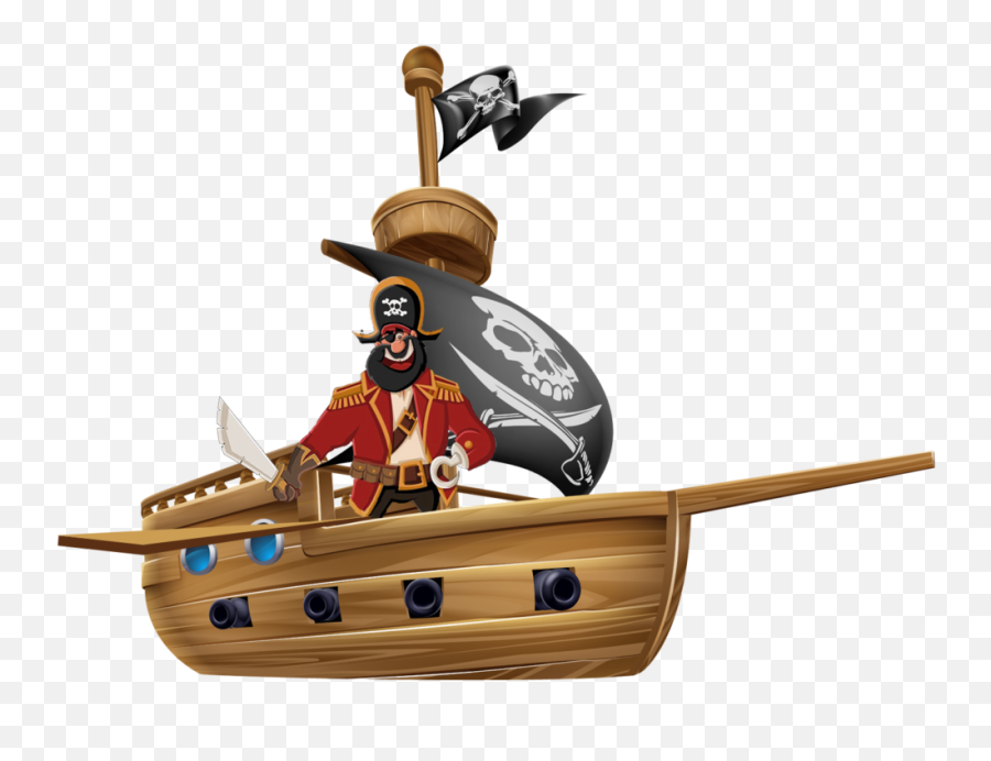 Jolly Roger Telephone Revenge Has Never Been So Sweet - Cartoon Picture Of A Pirates Ship Png,Jolly Roger Png