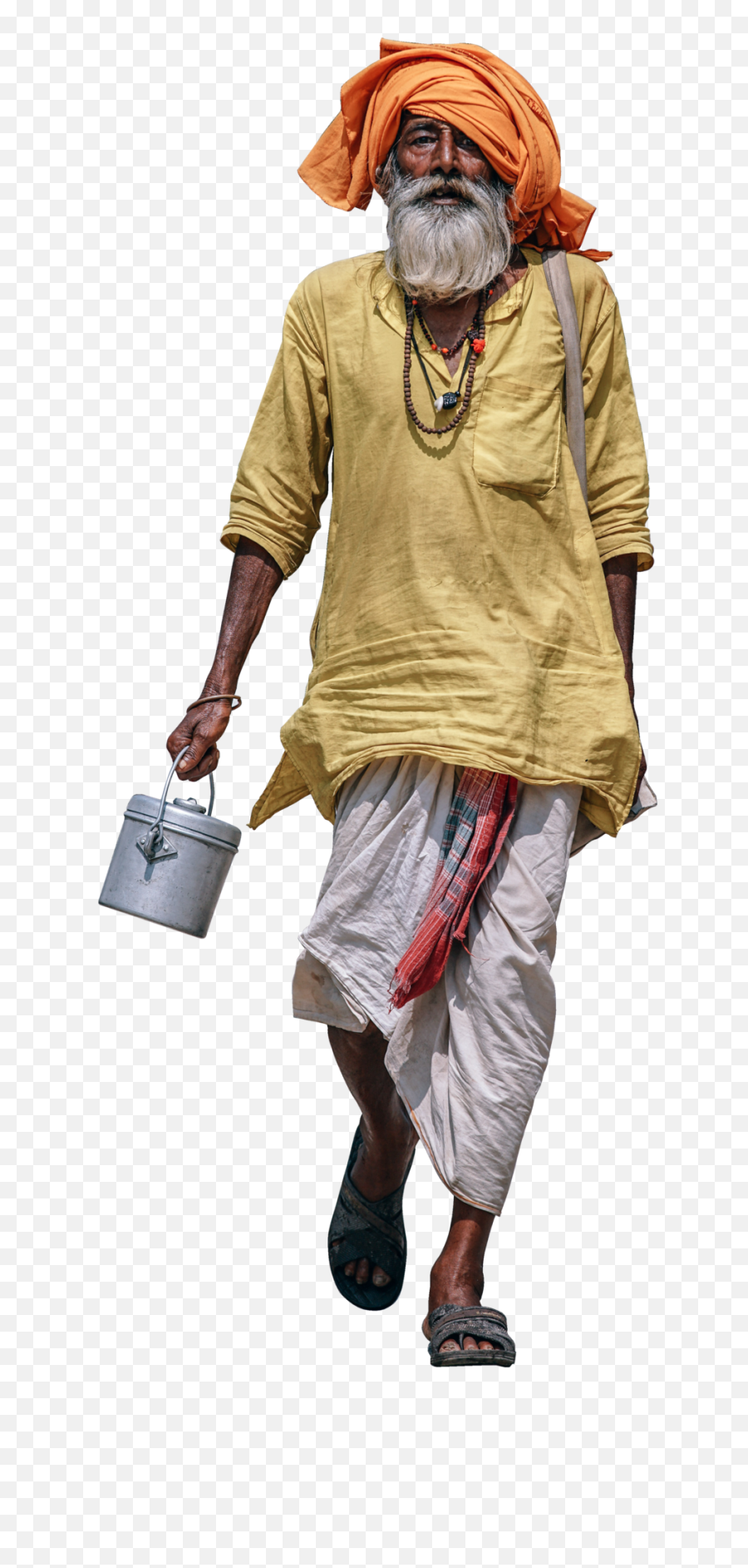 Indian Old Man Walking Png - Indian Old Man Full Size,Man Walking Png