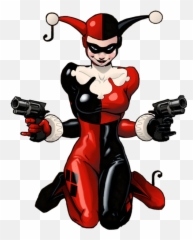 Download Hd Share This Image - Harley Quinn Batman Villain Quinn Comic Dc Harley Png,Harley Quinn Transparent