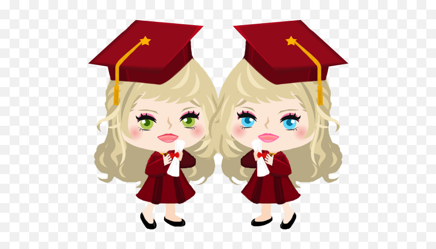 Graduate Clipart School Farewell - Png Download Full Size Cartoon,Graduation Clipart Png