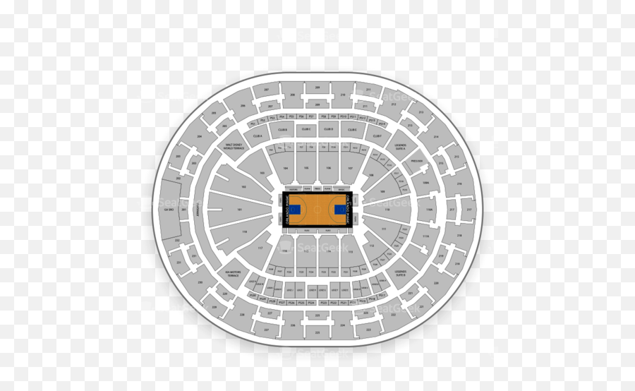 Orlando Magic Seating Chart Map - Section 223 Amway Center Png,Orlando Magic Png