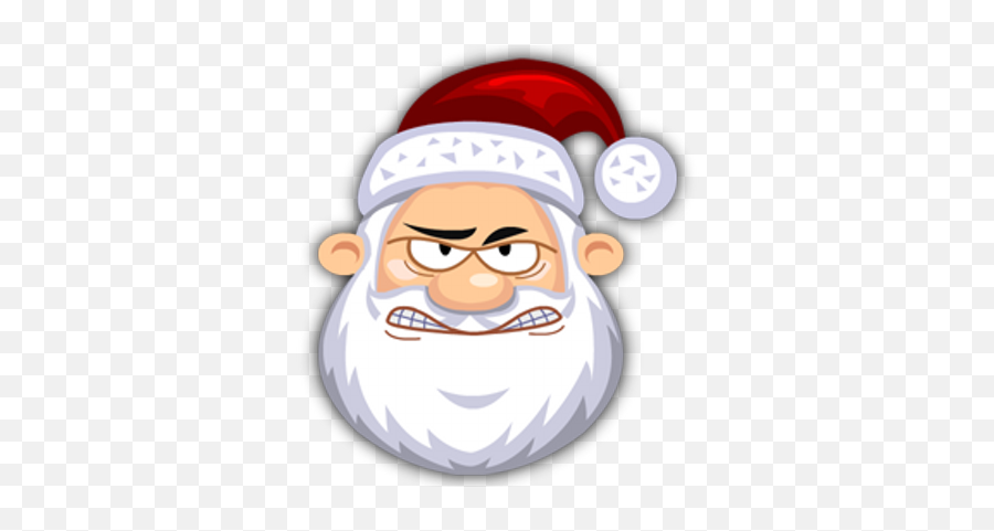Download Johnny Bravo - Santa Claus Face Png Full Size Png Happy Santa Claus Icon,Santa Face Png