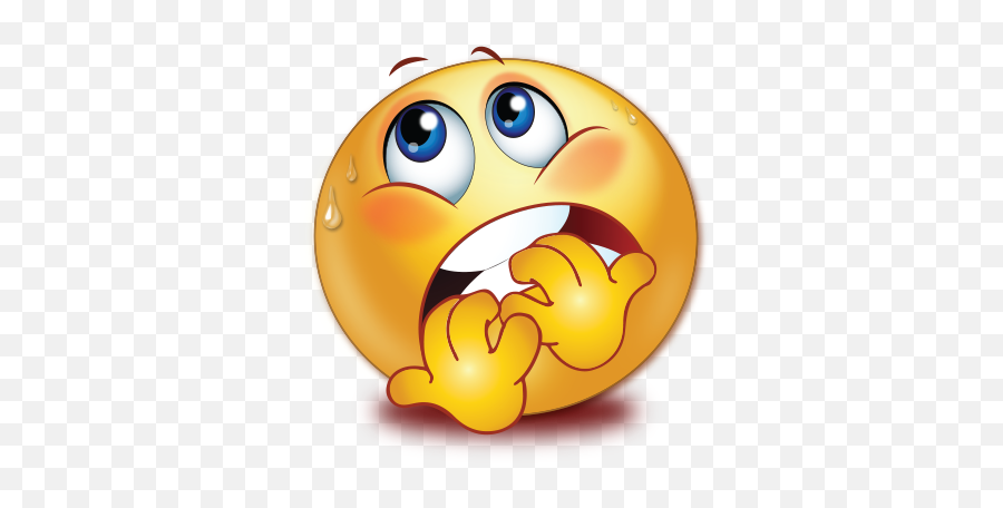 Smiley Emoji Emoticon Fear Happiness - Emoticons Scared Png,Fear Png