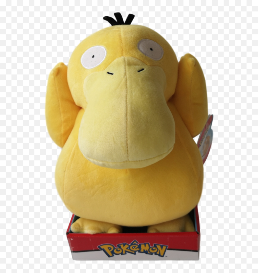 Official Pokemon 12 Psyduck Plush - Stuffed Toy Png,Psyduck Png