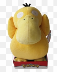 Official Pokemon 12 Psyduck Plush - Stuffed Toy Png,Psyduck Png