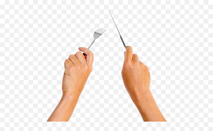 Hand Fork And Knife Png - Hand Fork And Knife Png,Hand With Knife Png