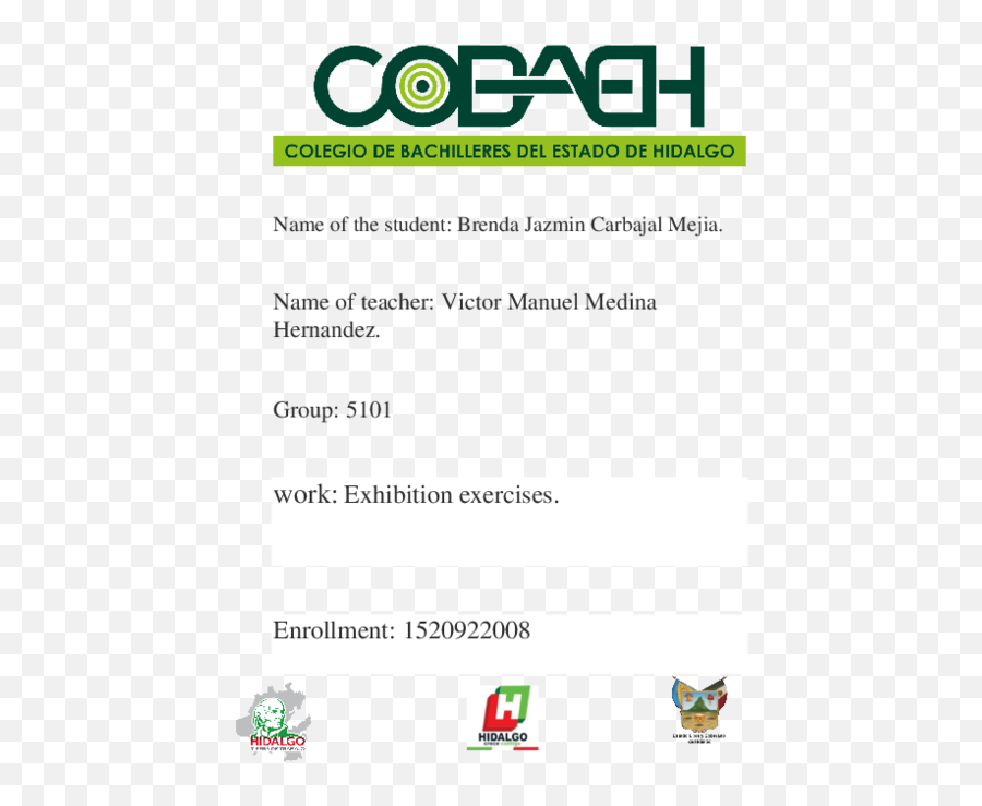 Oraciones - Cobaeh Png,Logo Cobach
