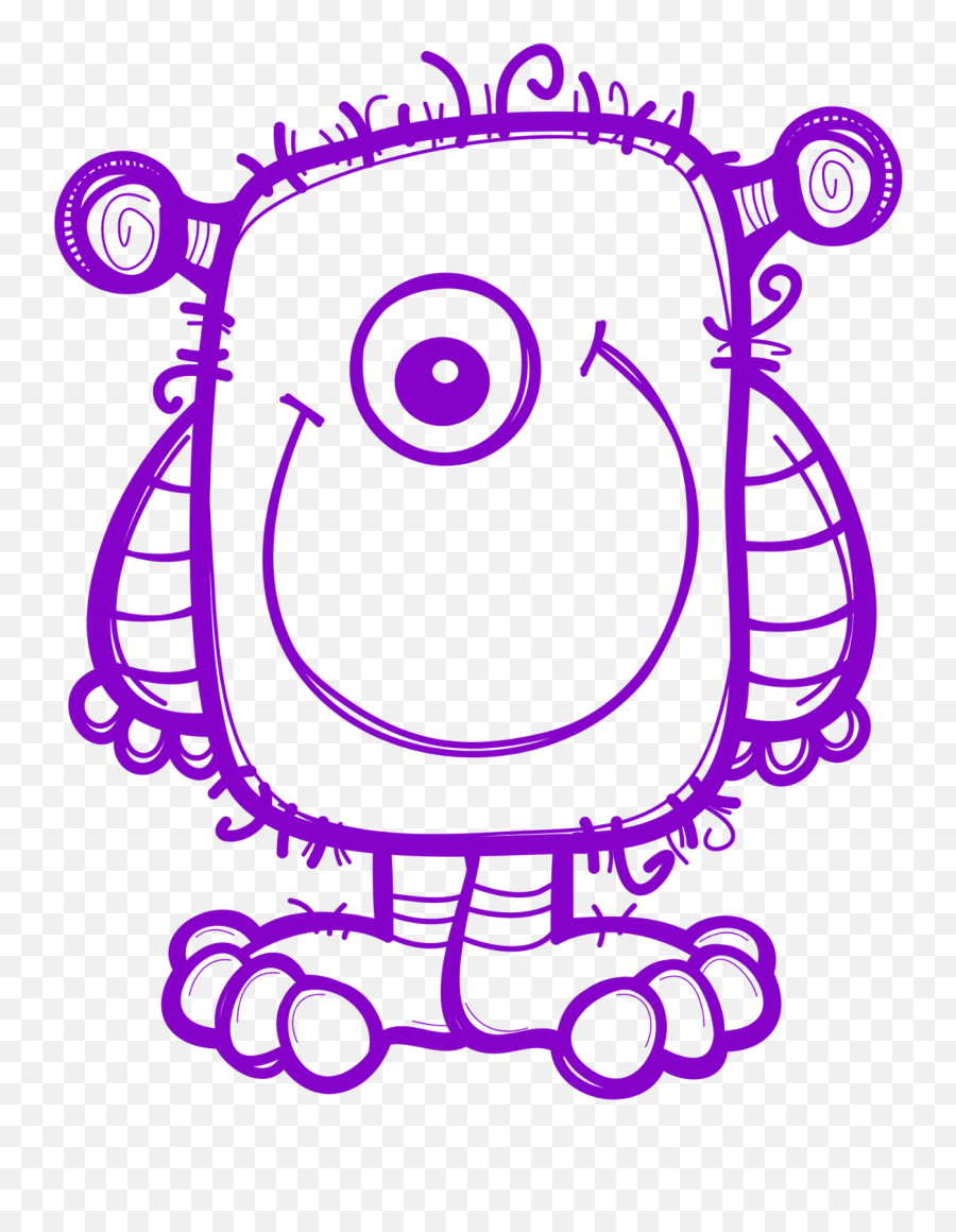Transparent Creative Clips Clipart - Read And Colour The Monster Png,Activity Png