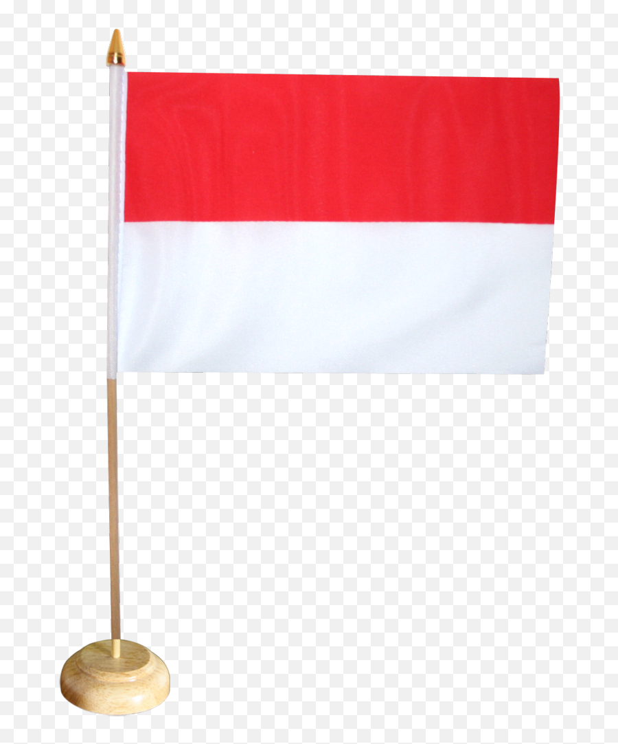 Download Indonesia Table Flag - Monaco Full Size Png Image Flagpole,Indonesia Flag Png