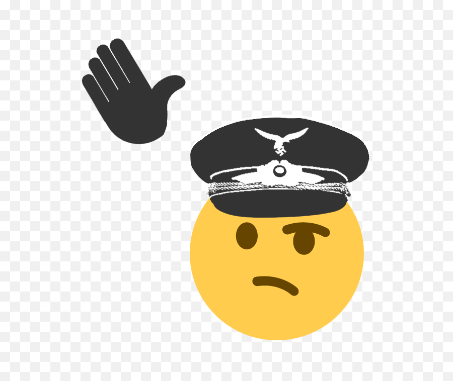 Download Hd Post - Nazi Thinking Emoji Transparent Png Image Hitler Thinking Emoji,Thinking Emoji Transparent