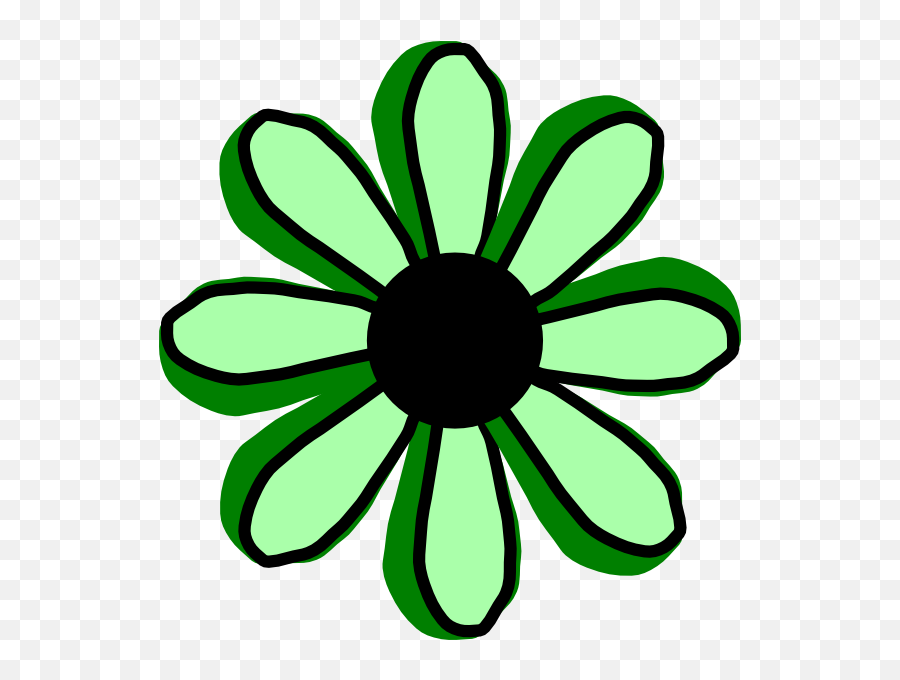 Green Flower Png - Clip Art April Showers 1274387 Vippng Animated Flowers Png Green,Green Flowers Png