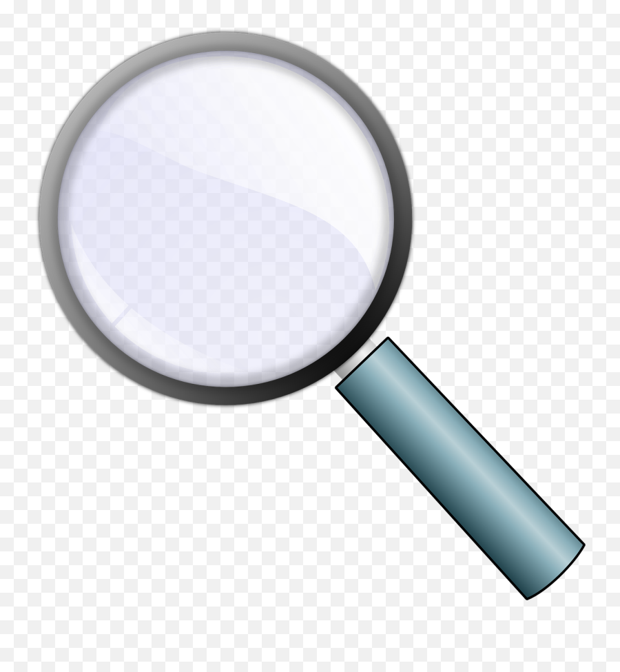 Glass Magnifying Zoom - Clip Art Magnifying Glass Png,Zoom Png