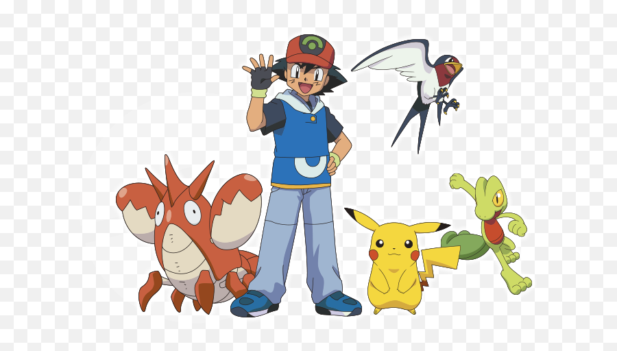 Wish Maker - Ash Jirachi Torchic Pikachu Treecko Mudkip Png,Jirachi Png