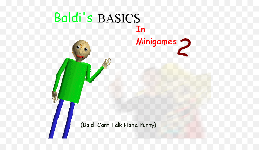 Baldiu0027s Basics In Minigames 2 By Baldiisagoodperson - Baldi Basics Plus Baldi Basics Mod Png,Baldi Transparent