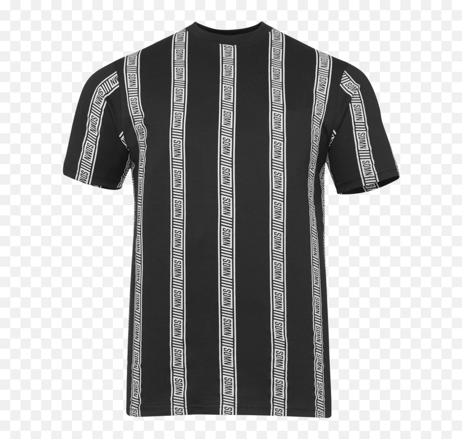 Sdmn Classic Black Stripe T - Shirt U2013 Sidemen Clothing Sidemen Shirt Png,Black Stripes Png
