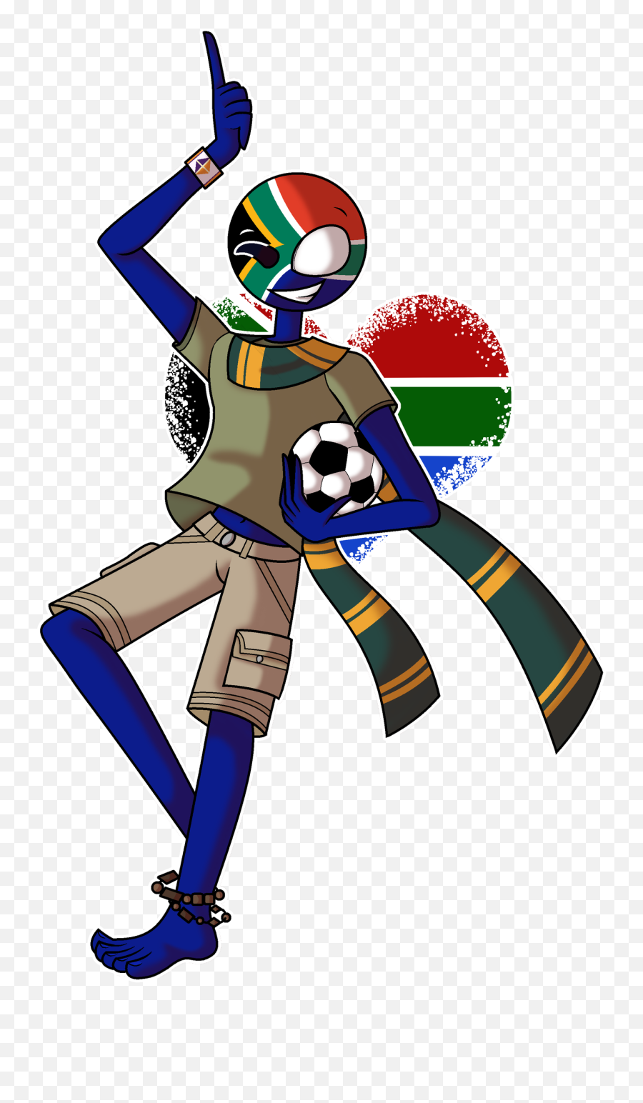 South Africa - Countryhumans South Africa Png,South Africa Png