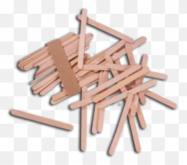 Pop Sticks 50 Pieces - Plywood Png,Popsicles Png