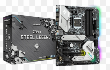 Asrock Z390 Steel Legend - Asrock Z390 Steel Legend Png,Cpu Png