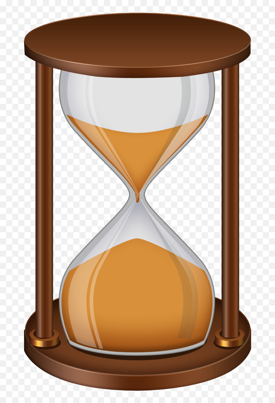 Transparent Timer Hourglass Picture - Sand Time Clock Png,Hourglass Transparent Background