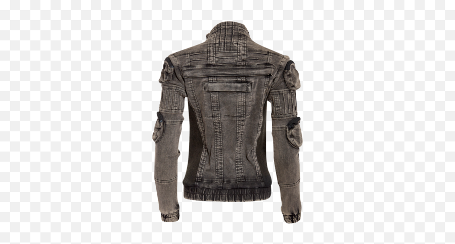 Rent Demobaza Vintage Washed Denim - Long Sleeve Png,Icon Denim Motorcycle Jacket