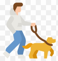 Dog Walking Free Vector Icons Designed By Photo3ideastudio - Leash png