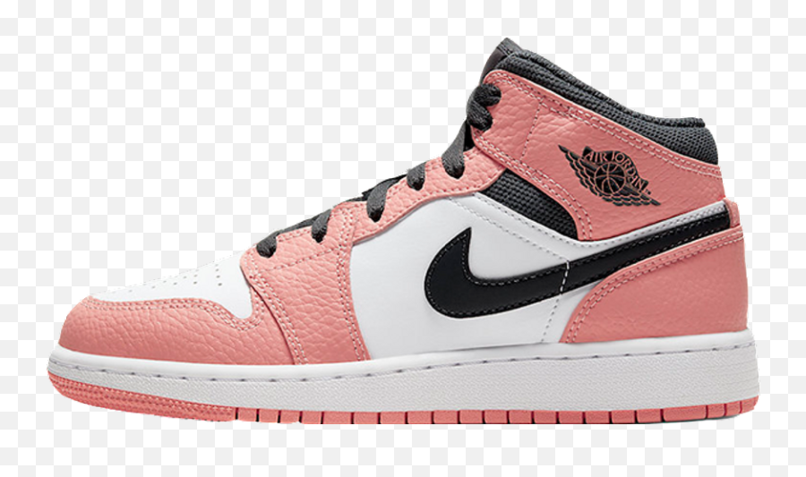 Jordan 1 Mid Gs Pink Quartz Where To Buy 555112 - 603 Jordan 1 University Blue Close Up Png,Rose Quartz Icon