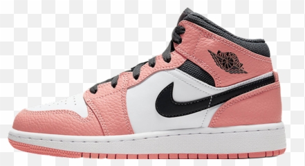 Jordan 1 Mid Gs Pink Quartz Where To Buy 555112 - 603 Jordan 1 University Blue Close Up Png,Rose Quartz Icon