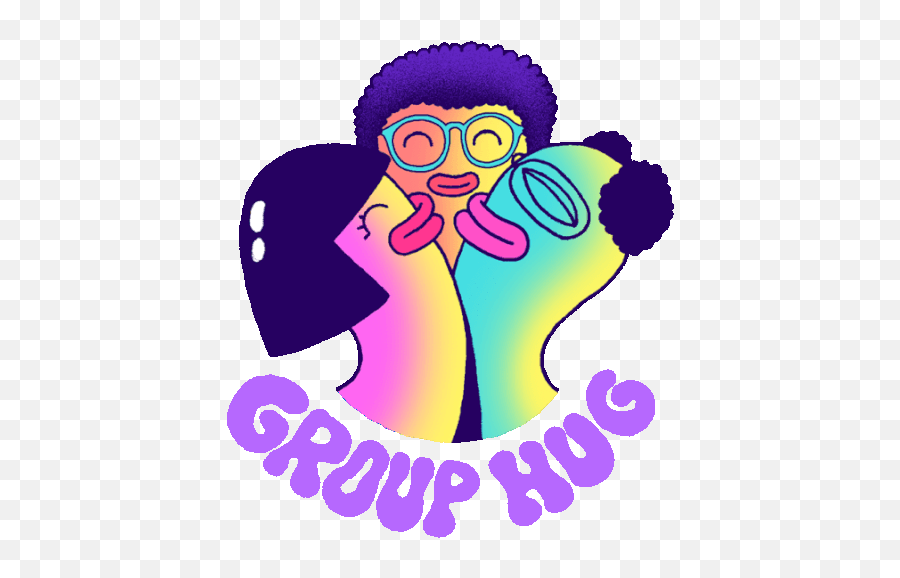 The Wrigglers Have A Team Group Hug Gif - Grouphug Hugging Bestfriends Discover U0026 Share Gifs Happy Png,Hugging Icon