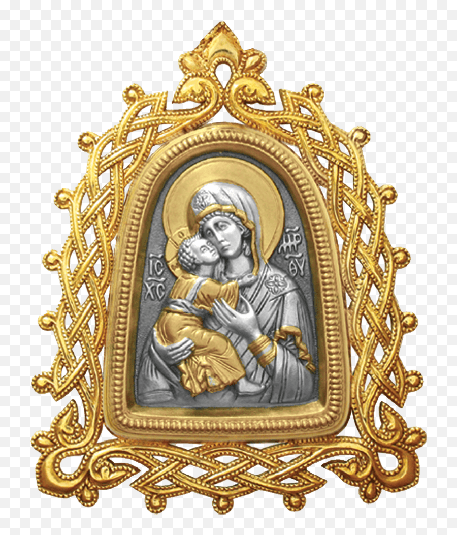 Icon Pendant Lady Of Vladimir - Religious Item Png,Saint Vladimir Icon