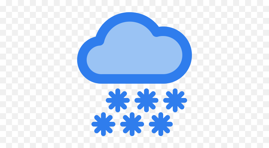 Rain Snowflake Snow Cloud Winter Flake Weather Icon - Dot Png,Snowflake Icon Free