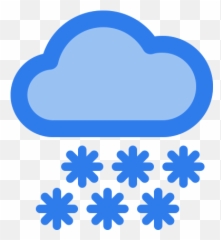 Rain Snowflake Snow Cloud Winter Flake Weather Icon - Dot Png,Snowflake Icon Free