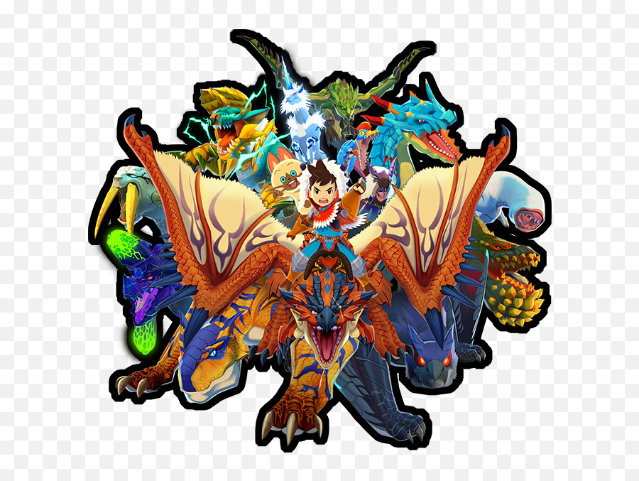 Monster Hunter Stories Png Clipart - Full Size Clipart Monster Hunter Stories World Monster,Monster Hunter Icon Art