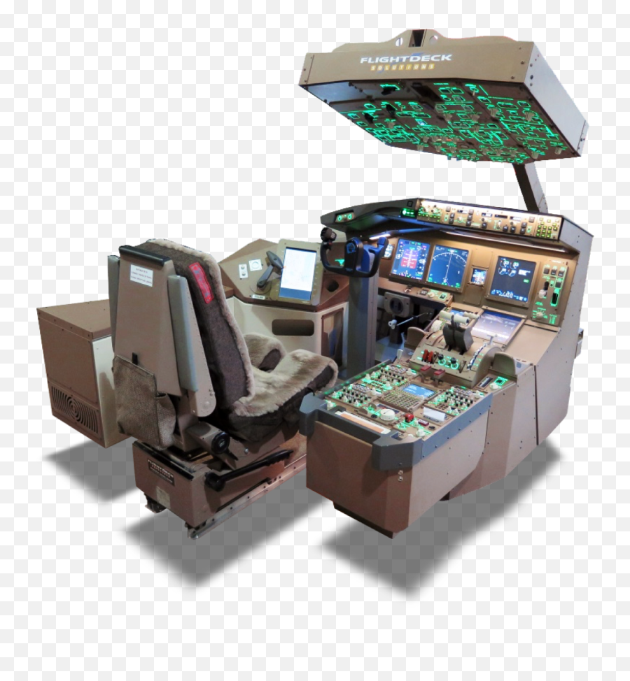 B777 Airplane Trainer Triple Seven Simulator Ftd Fds - Vertical Png,Icon A5 Cockpit
