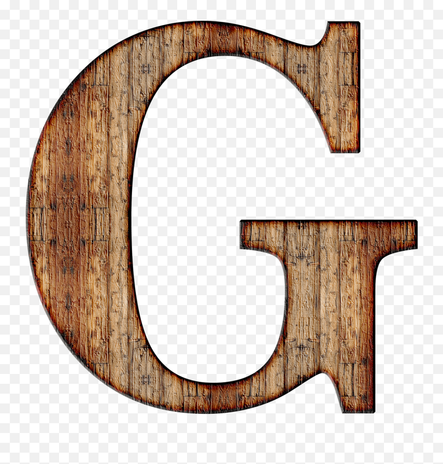 Wooden Capital Letter G Transparent Png - Letter G Transparent Background,Letter Png