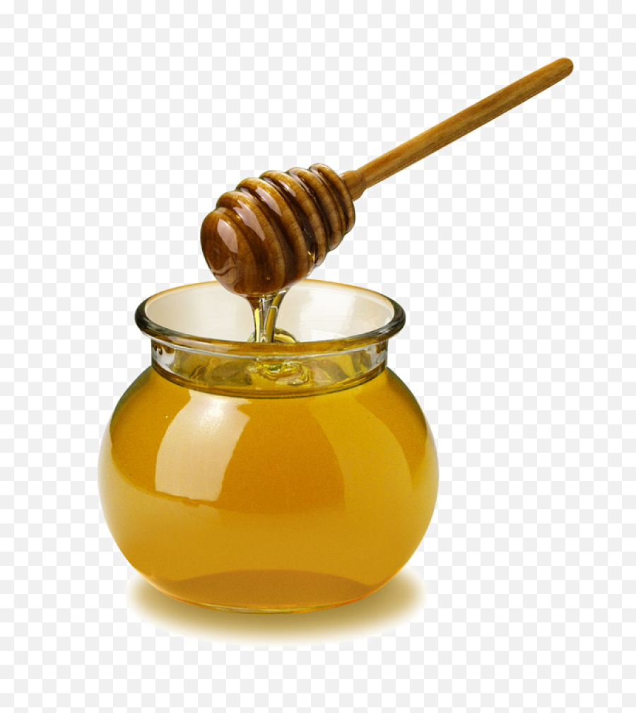 Dipper In Honey Pot Transparent Png - Jarron De Miel Dibujo,Honey Jar Png