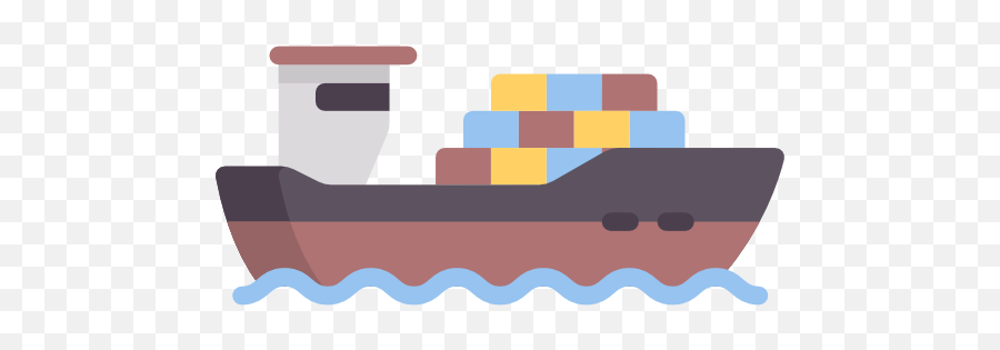 Cargo - Cartoon Ship Cargo Transparent Png,Barge Icon