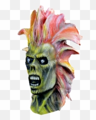 Iron Maiden Debut Album Eddie Latex Mask - Mascara png